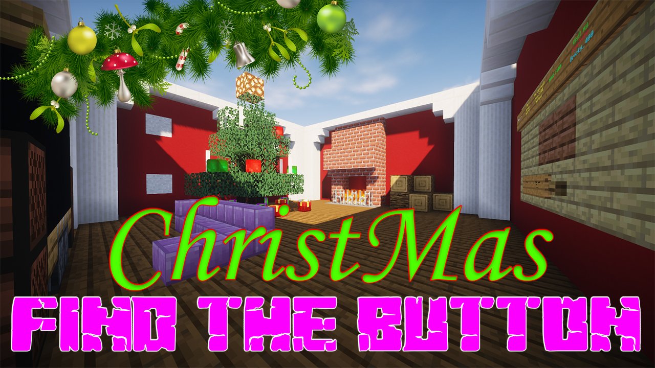 Скачать Christmas - Find The Button для Minecraft 1.12.2
